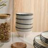 imageEarth ampamp Clay Harlow 12Piece Dinnerware Set Earthenware BeigeBeige
