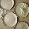 imageEarth ampamp Clay Ion 12Piece Dinnerware Set Stoneware BlueBeige