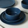 imageEarth ampamp Clay Ion 12Piece Dinnerware Set Stoneware BlueBlue