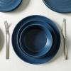 imageEarth ampamp Clay Ion 12Piece Dinnerware Set Stoneware BlueBlue