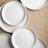 imageEarth ampamp Clay Ion 12Piece Dinnerware Set Stoneware BlueWhite