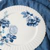 imageStone Lain Fiore 24Piece Dinnerware Set New Bone China BlueBlue