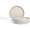 imageStone Lain Haven 4Piece Salad Plate Set Stoneware Beige