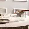 image:imageStone Lain Haven Modern Stoneware 4 Piece Bowls Sets Dish Set for 4 Reactive Glaze GreyBeige