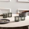 image:imageStone Lain Haven Modern Stoneware 4 Piece Bowls Sets Dish Set for 4 Reactive Glaze GreyGray
