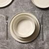 image:imageStone Lain Claire 8Piece Dinner Plate Set Stoneware Plates Dishwasher and Microwave Safe Dish Set for 8 White
