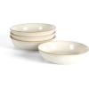image:imageStone Lain Comet 12Piece Dinnerware Set Stoneware Plates and Bowls Set Dishwasher and Microwave Safe Dish Set for 4 CreamCream