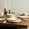 image:imageStone Lain Comet 12Piece Dinnerware Set Stoneware Plates and Bowls Set Dishwasher and Microwave Safe Dish Set for 4 CreamCream