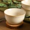 image:imageStone Lain Comet 12Piece Dinnerware Set Stoneware Plates and Bowls Set Dishwasher and Microwave Safe Dish Set for 4 CreamCream