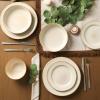 image:imageStone Lain Comet 12Piece Dinnerware Set Stoneware Plates and Bowls Set Dishwasher and Microwave Safe Dish Set for 4 CreamCream