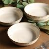 image:imageStone Lain Comet 12Piece Dinnerware Set Stoneware Plates and Bowls Set Dishwasher and Microwave Safe Dish Set for 4 CreamCream