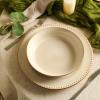 image:imageStone Lain Comet 12Piece Dinnerware Set Stoneware Plates and Bowls Set Dishwasher and Microwave Safe Dish Set for 4 CreamCream
