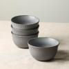 image:imageStone Lain Comet 12Piece Dinnerware Set Stoneware Plates and Bowls Set Dishwasher and Microwave Safe Dish Set for 4 CreamGray