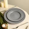 image:imageStone Lain Comet 12Piece Dinnerware Set Stoneware Plates and Bowls Set Dishwasher and Microwave Safe Dish Set for 4 CreamGray