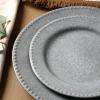 image:imageStone Lain Comet 12Piece Dinnerware Set Stoneware Plates and Bowls Set Dishwasher and Microwave Safe Dish Set for 4 CreamGray