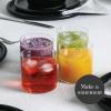 image:imageStone Lain Eden Drinking Glasses Set of 4  13 oz Clear Modern Tumbler Rocks Glasses  Thin Wall Contemporary Glassware4