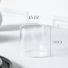 image:imageStone Lain Eden Drinking Glasses Set of 4  13 oz Clear Modern Tumbler Rocks Glasses  Thin Wall Contemporary Glassware8