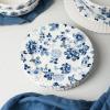 image:imageStone Lain Fiore 4Piece Salad Plate Set New Bone China Blue