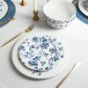 image:imageStone Lain Fiore 8Piece Salad Plate Set New Bone China Blue