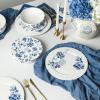 image:imageStone Lain Fiore 8Piece Salad Plate Set New Bone China Blue