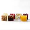 image:imageStone Lain Haven Ribbed Drinking Glasses Set of 4  13 oz Clear Textured Tumbler Rocks Glasses  Modern Short GlasswareClear