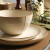 image:imageStone Lain Infinity 12Piece Dinnerware Set Stoneware Plates and Bowls Set Dishwasher and Microwave Safe Dish Set for 4 GreenBeige
