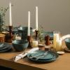 image:imageStone Lain Infinity 12Piece Dinnerware Set Stoneware Plates and Bowls Set Dishwasher and Microwave Safe Dish Set for 4 GreenGreen