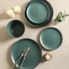 image:imageStone Lain Infinity 12Piece Dinnerware Set Stoneware Plates and Bowls Set Dishwasher and Microwave Safe Dish Set for 4 GreenGreen