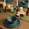 image:imageStone Lain Infinity 12Piece Dinnerware Set Stoneware Plates and Bowls Set Dishwasher and Microwave Safe Dish Set for 4 GreenGreen