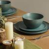 image:imageStone Lain Infinity 12Piece Dinnerware Set Stoneware Plates and Bowls Set Dishwasher and Microwave Safe Dish Set for 4 GreenGreen