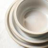 image:imageStone Lain Slate 12Piece Dinnerware Set Stoneware Plates and Bowls Set Dishwasher and Microwave Safe Dish Set for 4 BlackWhite