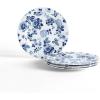 image:imageStone Lain Fiore 8Piece Salad Plate Set New Bone China Blue