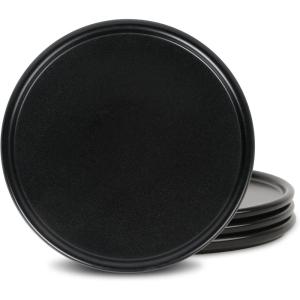 image:imageStone Lain Eden 8Piece Dinner Plate Set Stoneware Charcoal GreyBlack