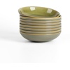 image:imageStone Lain Riley 12Piece Dinnerware Set Stoneware Plates and Bowls Set Dishwasher and Microwave Safe Dish Set for 4 Green and BlueGreen and Blue