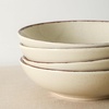 image:imageEarth amp Clay Phoenix 24Piece Stoneware Dinnerware Set Plates and Bowls Set Dishwasher and Microwave Safe Dish Set for 8 WhiteCoffee