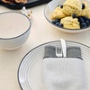 image:imageEarth amp Clay Phoenix 24Piece Stoneware Dinnerware Set Plates and Bowls Set Dishwasher and Microwave Safe Dish Set for 8 WhiteGray