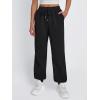 imageTrendy Queen Sweatpants Women Winter Fleece Lined Clothes Jogger Pants with Pockets Fall Fashion OutfitsBlack