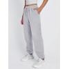 imageTrendy Queen Sweatpants Women Winter Fleece Lined Clothes Jogger Pants with Pockets Fall Fashion OutfitsGrey
