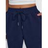 imageTrendy Queen Sweatpants Women Winter Fleece Lined Clothes Jogger Pants with Pockets Fall Fashion OutfitsNavy Blue