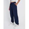 imageTrendy Queen Sweatpants Women Winter Fleece Lined Clothes Jogger Pants with Pockets Fall Fashion OutfitsNavy Blue