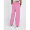 imageTrendy Queen Sweatpants Women Winter Fleece Lined Clothes Jogger Pants with Pockets Fall Fashion OutfitsPink