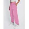 imageTrendy Queen Sweatpants Women Winter Fleece Lined Clothes Jogger Pants with Pockets Fall Fashion OutfitsPink