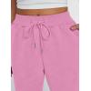 imageTrendy Queen Sweatpants Women Winter Fleece Lined Clothes Jogger Pants with Pockets Fall Fashion OutfitsPink
