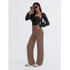 imageTrendy Queen Wide Leg Pants Woman Casual Yoga Pants Baggy Lounge Sweatpants Preppy Y2k Clothes Fall Fashion 2024Brown