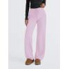 imageTrendy Queen Wide Leg Pants Woman Casual Yoga Pants Baggy Lounge Sweatpants Preppy Y2k Clothes Fall Fashion 2024Pink