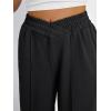imageTrendy Queen Wide Leg Sweatpants Women Fashion High Waisted Baggy Flared Pants Athletic Joggers with Pockets 2025Black