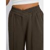 imageTrendy Queen Wide Leg Sweatpants Women Fashion High Waisted Baggy Flared Pants Athletic Joggers with Pockets 2025Coffee