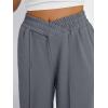 imageTrendy Queen Wide Leg Sweatpants Women Fashion High Waisted Baggy Flared Pants Athletic Joggers with Pockets 2025Deepgrey