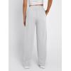 imageTrendy Queen Wide Leg Sweatpants Women Fashion High Waisted Baggy Flared Pants Athletic Joggers with Pockets 2025Grey