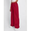 imageTrendy Queen Wide Leg Sweatpants Women Fashion High Waisted Baggy Flared Pants Athletic Joggers with Pockets 2025Red